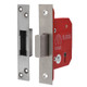 5 Lever British Standard CE Deadlock - Stainless Steel - Satin