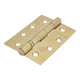 TIMCO Grade 11 Ball Bearing Fire Door Hinges - Electro Brass - 101 x 76 x 2.6mm