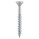 Twin-Thread Woodscrews - PZ - Double Countersunk - Zinc