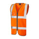Hi Vis Zip Front & ID Pocket Waistcoat