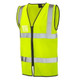 Hi Vis Zip Front & ID Pocket Waistcoat