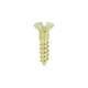 Solid Brass Timber Screws - SLOT - Countersunk