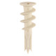 TIMCO Nylon Speed Plugs - White - 42mm - Box of 100
