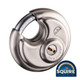 Squire Stainless Steel Disc Padlock - Keyed Alike - DCL1KA - 70mm