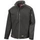 R124 Result Softshell Jacket - Black - (3XL)