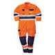 TX55 Nates Hi Vis Coverall - Orange/Navy - (S)