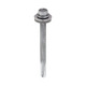 Metal Construction Heavy Section Screws - Hex - EPDM Washer - Self-Drilling - Exterior - Silver Organic
