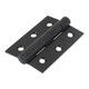 TIMCO Grade 7 Ball Bearing Fire Door Hinges - Epoxy Black - 76 x 50 x 2.0mm