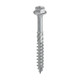 TIMCO Hex Head Timber Screw - Silver - 8mm x 75mm - Bag of 10