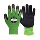 Traffi TG5070 Thermic Cut Level D Green Glove - (Size 9)