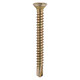 Window Fabrication Screws - Countersunk with Ribs - PH - Self-Tapping - Self-Drilling Point - Yellow