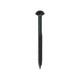 Blackjax Woodscrews - PZ - Round - Black Organic