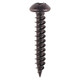 Blackjax Woodscrews - PZ - Round - Black Organic