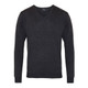 PR694 - V Neck Knitted Sweater - Charcoal - (4XL)