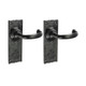 TIMCO Traditional Lever Latch Handles - Antique Black - 155 x 54mm