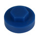 TIMCO Hex Head Cover Caps - Gentian Blue - 16mm - Bag of 1000