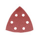 TIMCO Delta Sanding Pads - 80 Grit - Red - 95 x 95mm - Pack of 5