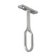 TIMCO Centre Bracket - For Oval Tube - Polished Chrome - 30 x 15mm