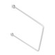 TIMCO Twin Slot Flexible Bookend - White - 200mm