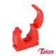 Talon Single Hinged ID Clip - Red - TS22RED - 22mm - Bag of 100