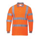 S277 Hi Vis Long Sleeve Polo Shirt