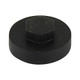 Hex Head Cover Caps - Black