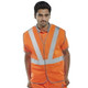 Rail Hi Vis Velcro Waistcoat - Orange - (2XL)