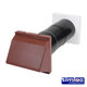 TIMLOC Aero Core Through-Wall Ventilation Set Cowl and Baffle - Brown - ACV7CBR - 127 x 350mm