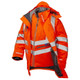 PR497-R Pulsarail Hi Vis 7-in-1 Interactive Storm Coat Recycled - Orange - (3XL)