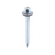 Metal Construction Thin Sheet Metal to Timber Screws - Hex - EPDM Washer - Slash Point - Zinc