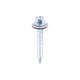 Metal Construction Thin Sheet Metal to Timber Screws - Hex - EPDM Washer - Slash Point - Zinc