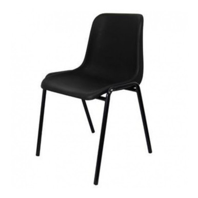 Plastic Stacking Chair - Black - Tiger Supplies