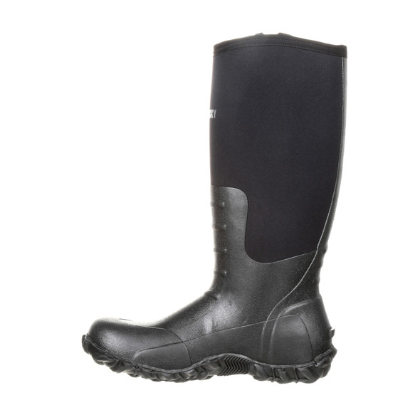 Rocky Rubber Waterproof Outdoor Boot - Black
