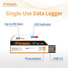 Temperature Data Logger Disposable USB Single Use Pk 10