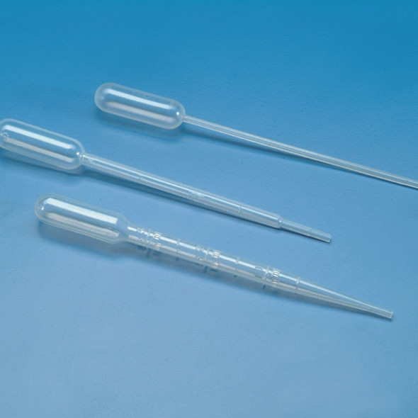 Pipette Pasteur 4ml Non Sterile Pk Drops/ML 23 Pk 500
