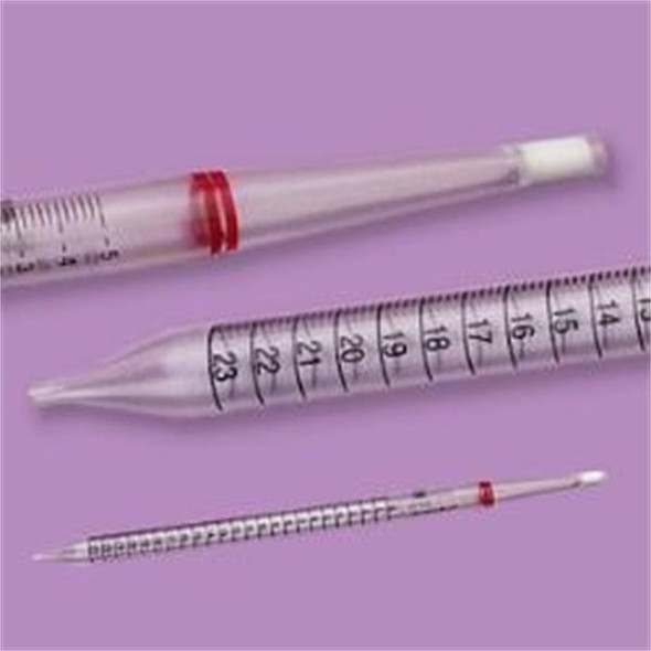 Pipettes 25ml Grad ST Tapered Ind Wrapped pk 200