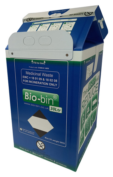 Biobin 30ltr Blue Pk 10