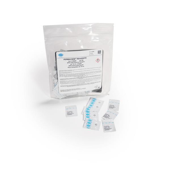 DPD Chlorine Total Reagent Powder Pillows 0.02-2mg/L Pk 100