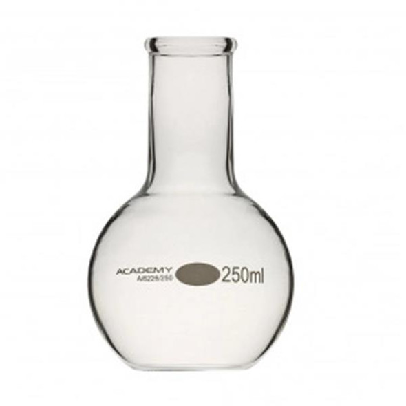 Flask 2ltr Borosilicate Glass Boiling Flat Bottom pk of 6
