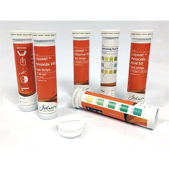 Chlorine Test Strips J-QUANT® 0-5mg Pk 100