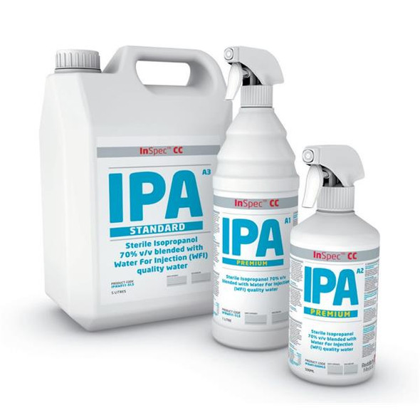Disinfectant InSpec™ IPA Sterile 5ltr Screw Cap pk 2