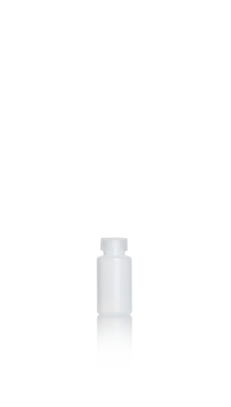 Bottles 30ml HDPE Round Wide Neck Pk 10