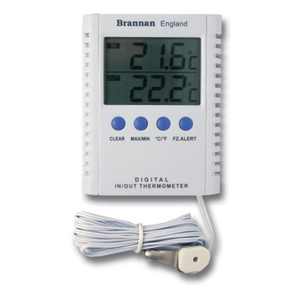 Thermometer 0 to +50C/-50 to +70C Electronic Indoor/Outdoor