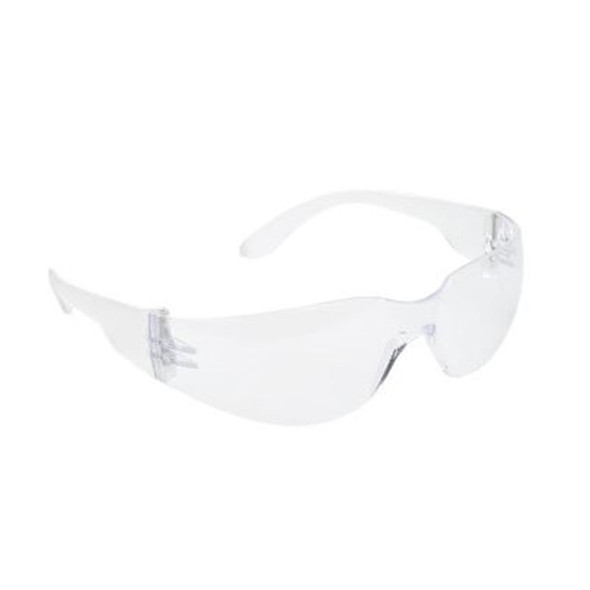 Safety Glasses Tuffsafe Wraparound Clear Lens Each