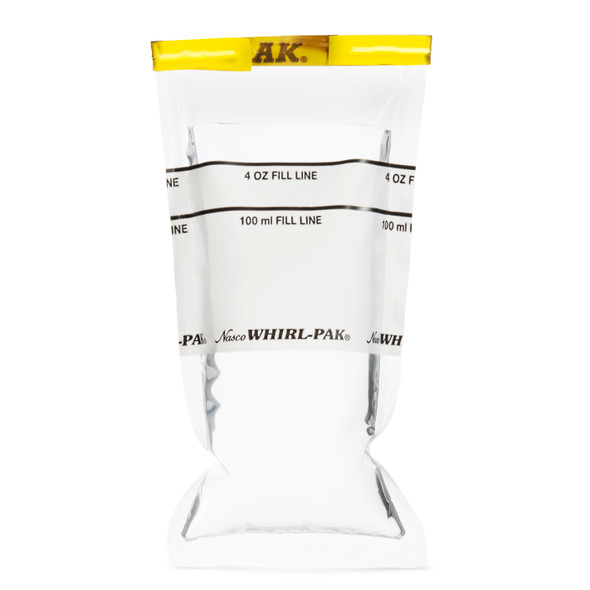 Bags Sterile Whirlpak 4oz 118ml 7.5x18.5cm Write On Pk 500