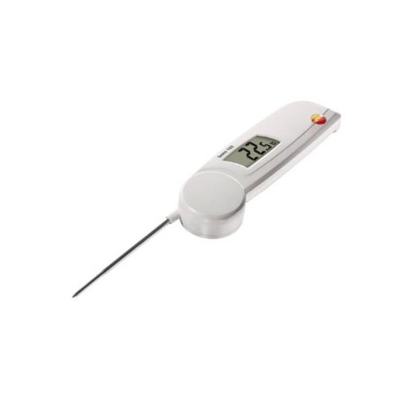 Folding food thermometer