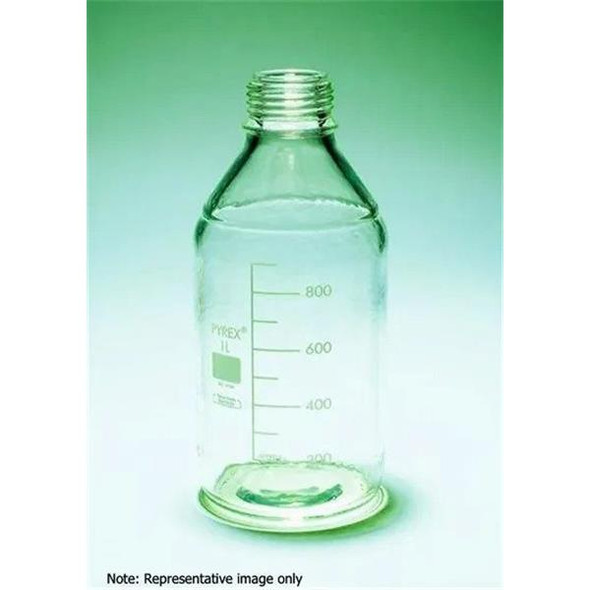 Bottles 250ml Pyrex Plastic Coated No cap GL45 Pk 10