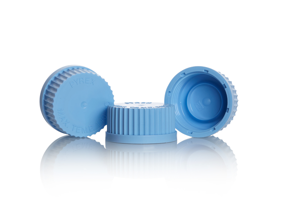 Caps Screw GL45 for Pyrex Blue PP Pk 10
