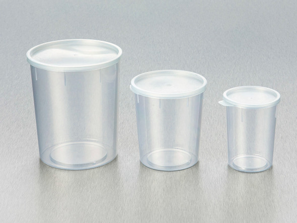 Containers 200ml PP No Label Snap Cap Natural AS Pk 660