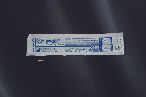 Rayon Swabs, alluminium stick, sterile I/W Pk 500